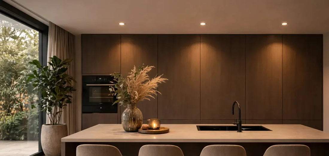 Inbouwspots in de keuken: hoeveel heeft u nodig en waar plaatst u ze?