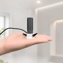 Mini inbouwspot Ø39mm wit, compacte LED inbouwspot