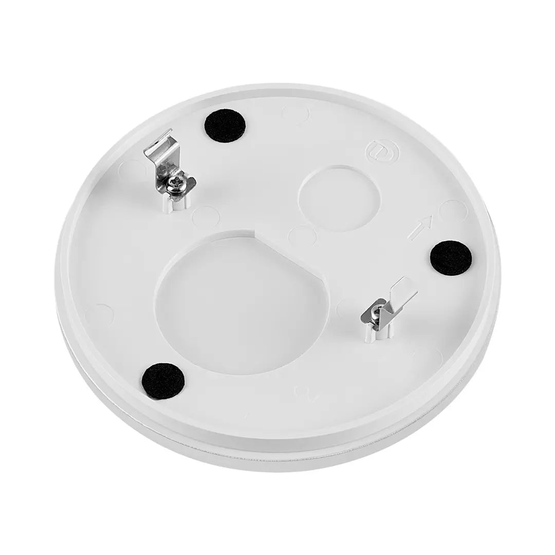 Achterzijde van het ronde witte glaskapje voor de Alwaid Pro