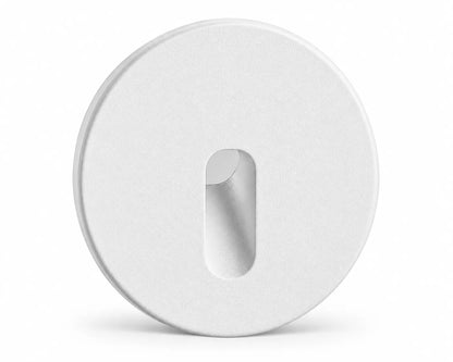 Rond wit kapje voor Alwaid Pro trapverlichting, vooraanzicht