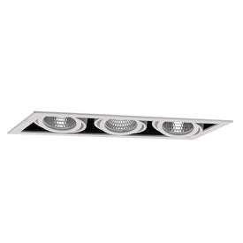 Recessed spotlight CARDAN XS THREE 3x14W - white