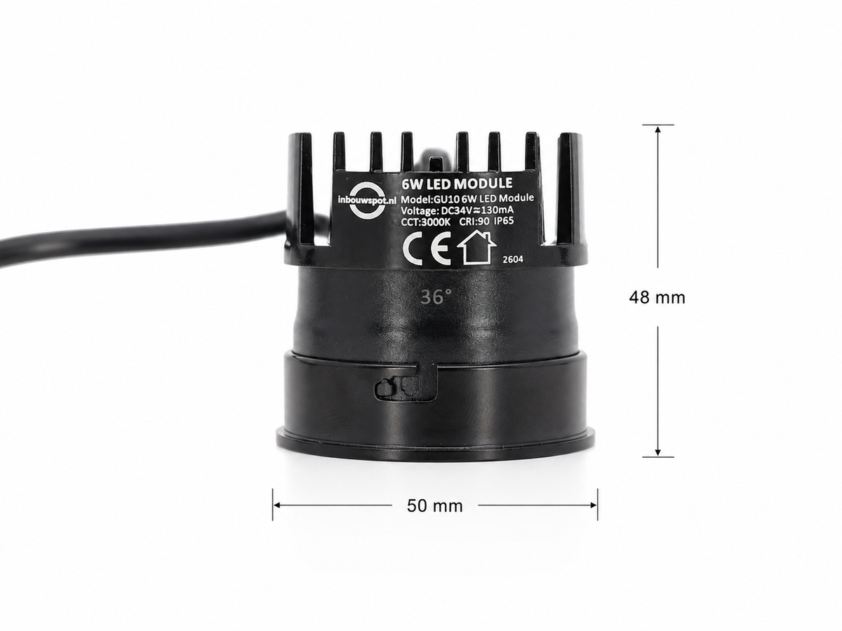 LED module 6W - 48mm - IP65 - dimmable (incl. driver)