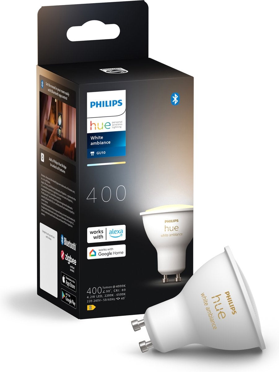 Philips HUE White Ambiance GU10 LED Lamp