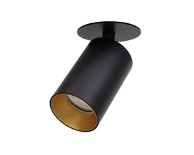 Recessed spotlight - HELIOS GU10 black