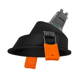 INDY GU10 inbouwspot zwart