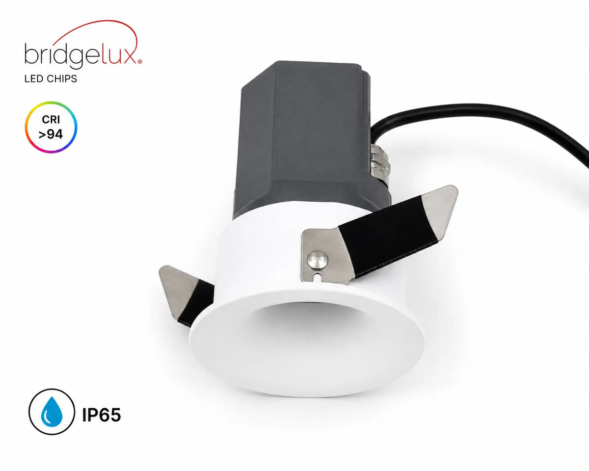 Solenza Wit premium badkamer inbouwspot IP65, rond, Ø62mm