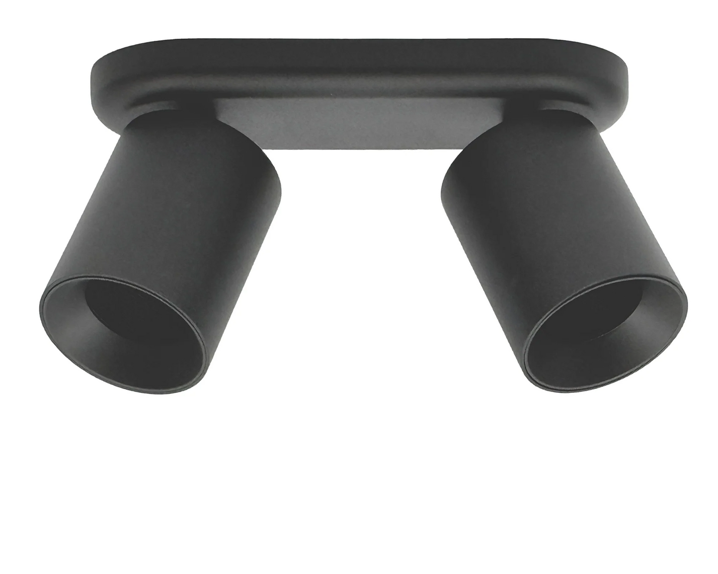 COLLOS DUO zwart - dubbele opbouwspot GU10