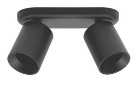 COLLOS DUO black - double surface-mounted spotlight GU10