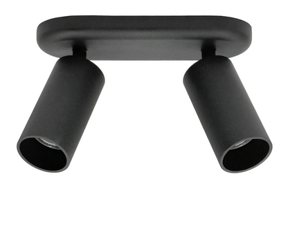 opbouwspot LUXON DUO | GU10 | zwart