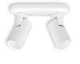 TUBY DUO white - double surface-mounted spot GU10