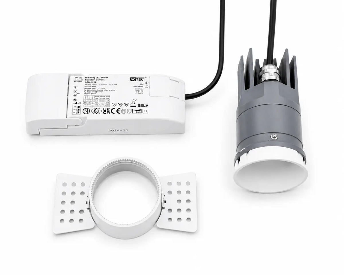Solenza Wit | Premium Badkamer Inbouwspot | IP65 | Ø62 mm | Trimless