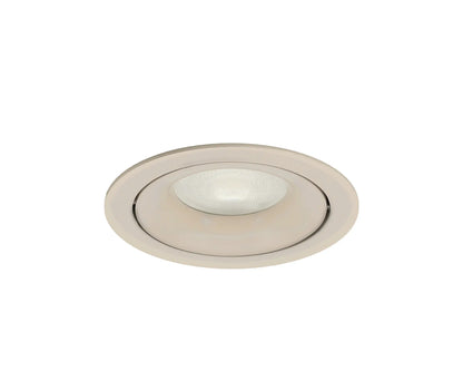 AXIS 80 kantelbare GU10 inbouwspot beige in het plafond