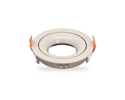 AXIS 80 GU10 inbouwspot beige, vooraanzicht