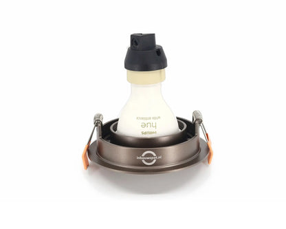 AXIS 80 GU10 inbouwspot brons compleet met GU10 lamp en fitting