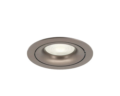 AXIS 80 kantelbare GU10 inbouwspot brons in het plafond