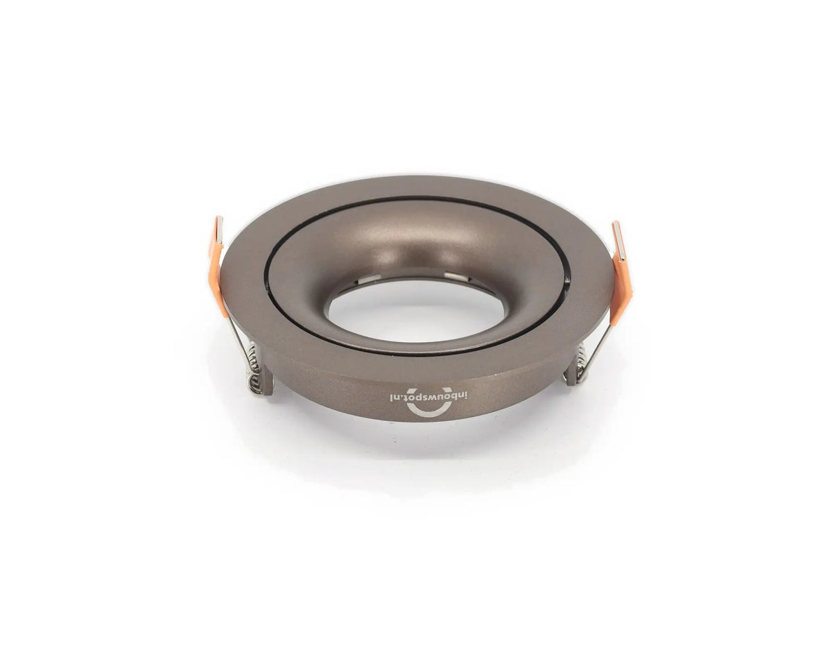 AXIS 80 GU10 inbouwspot brons, vooraanzicht