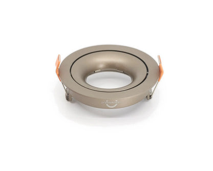 AXIS 80 GU10 inbouwspot champagne, vooraanzicht