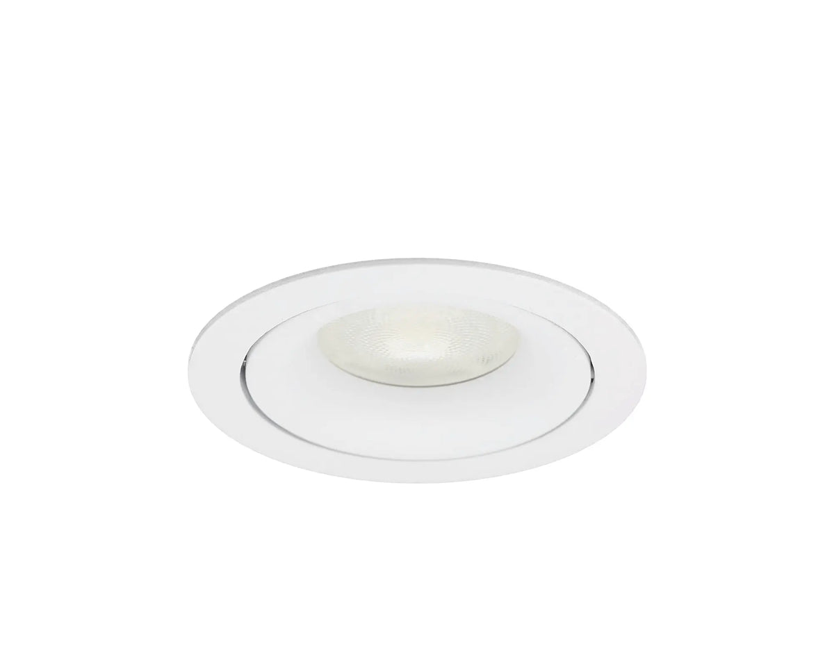 AXIS 80 kantelbare GU10 inbouwspot wit in het plafond