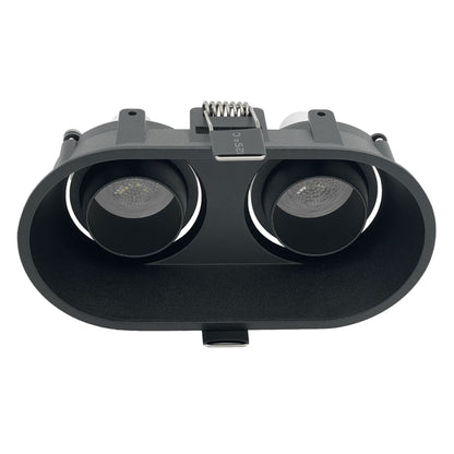 inbouwspot CAMELEO Dubbel GU10 zwart