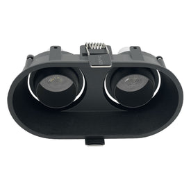 recessed spotlight CAMELEO Double GU10 black