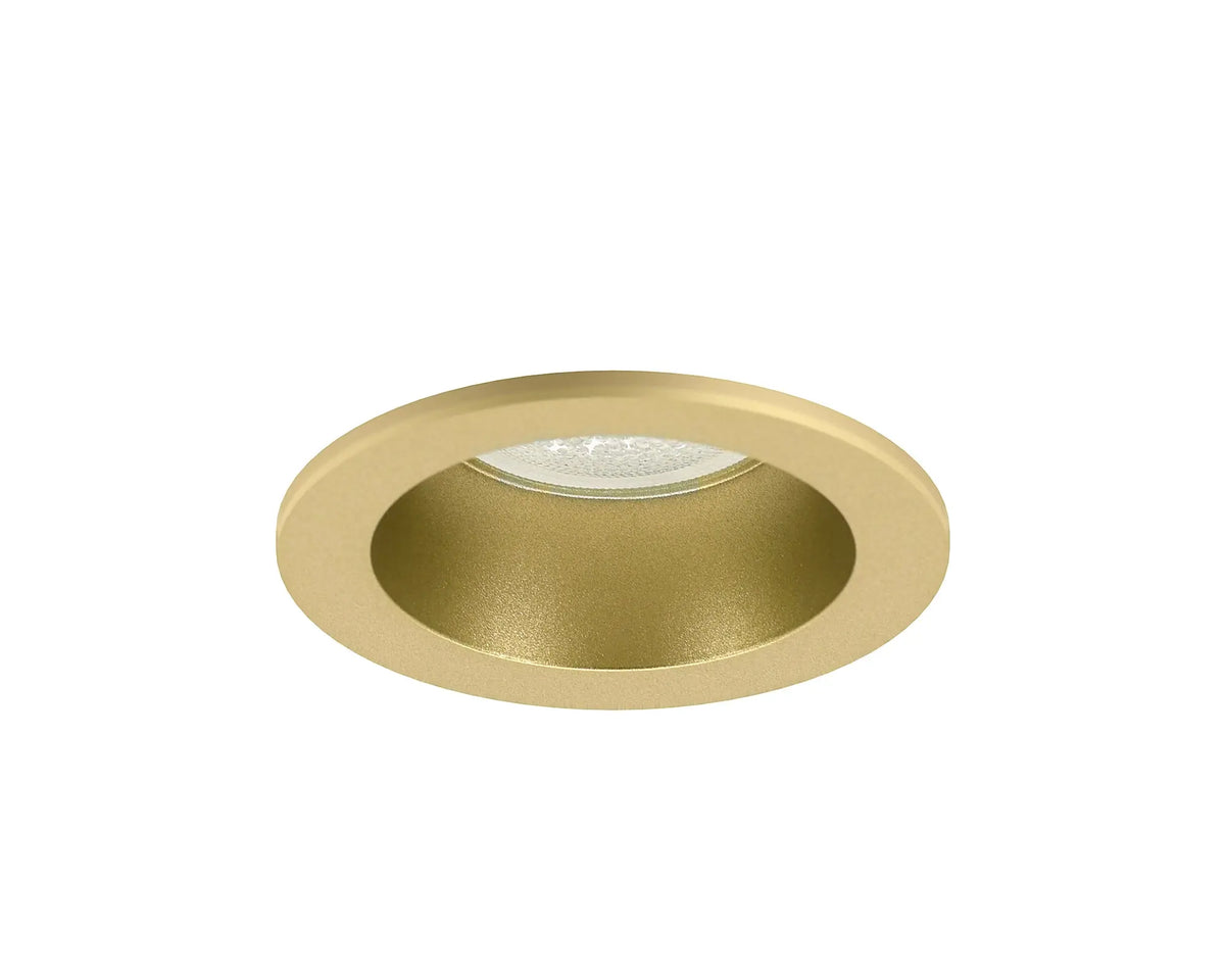 DEPTH 65 GU10 inbouwspot messing in het plafond
