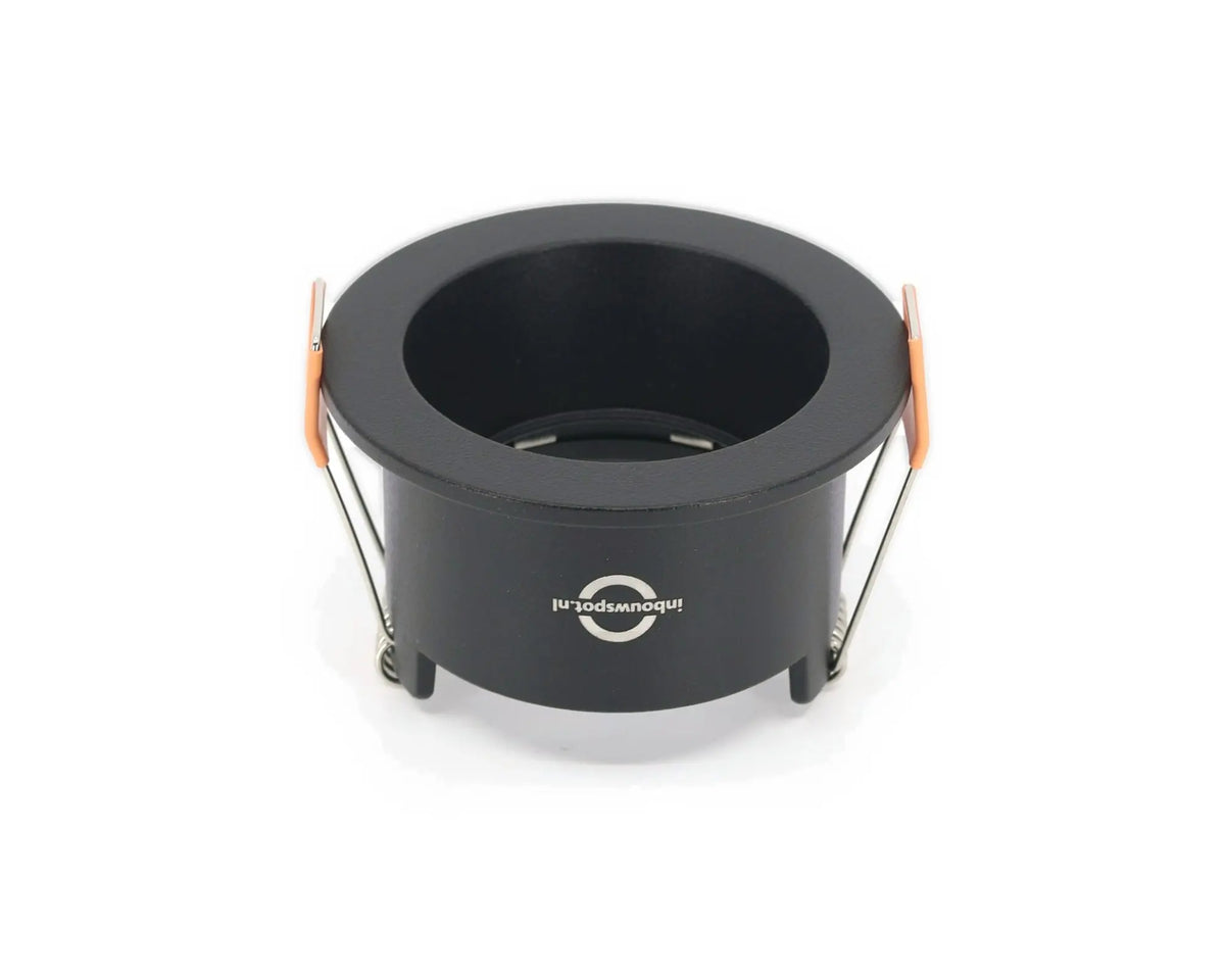 DEPTH 65 GU10 inbouwspot zwart, vooraanzicht