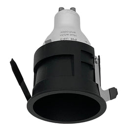 Recessed spotlight DEEP GU10 black