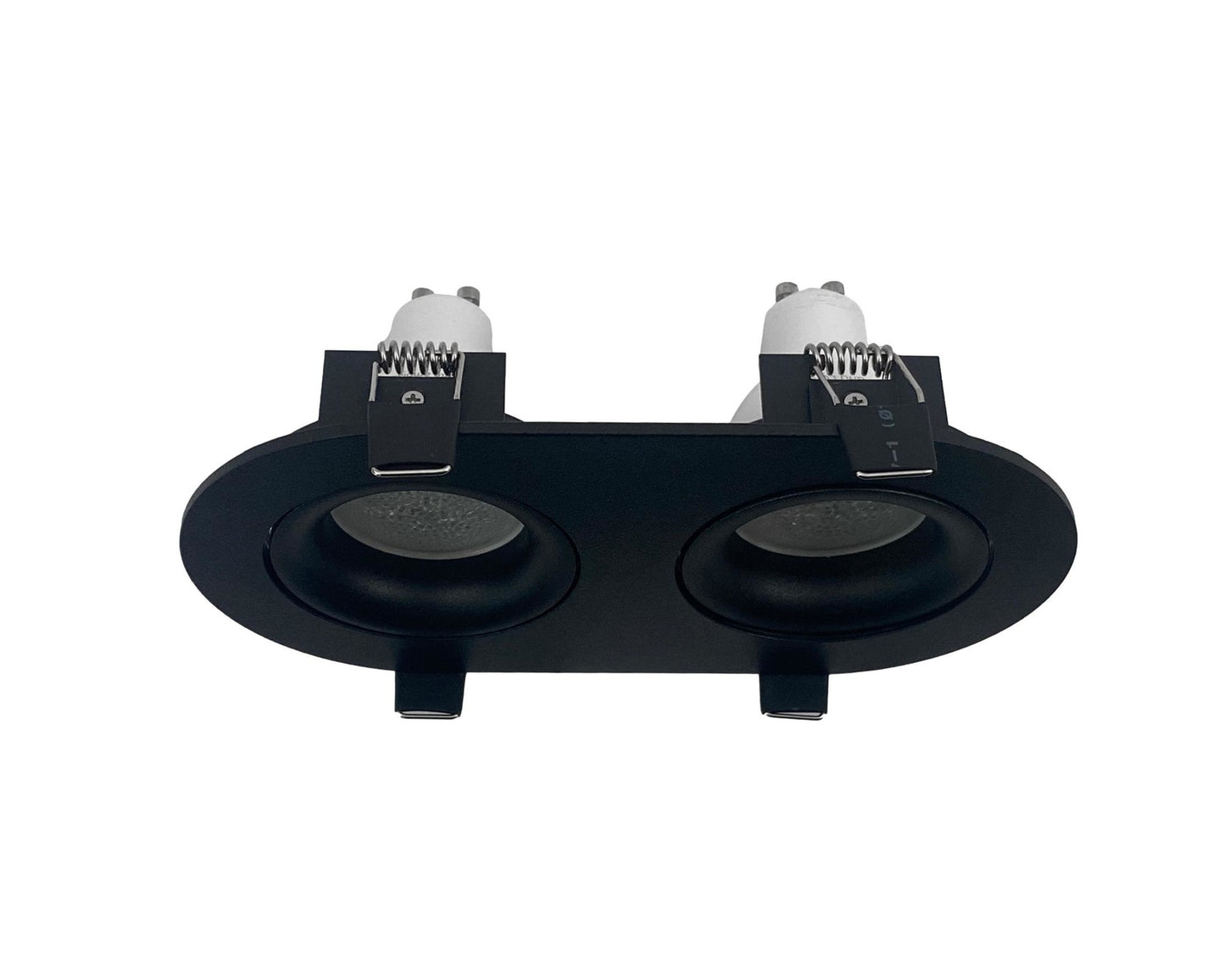 inbouwspot ESSENTIAL Dubbel GU10 zwart