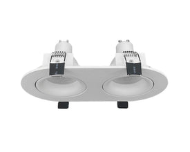 recessed spotlight ESSENTIAL Double GU10 white