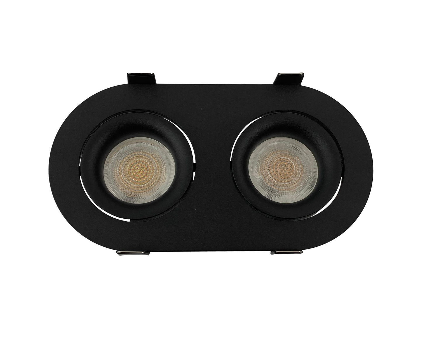 inbouwspot ESSENTIAL Dubbel GU10 zwart