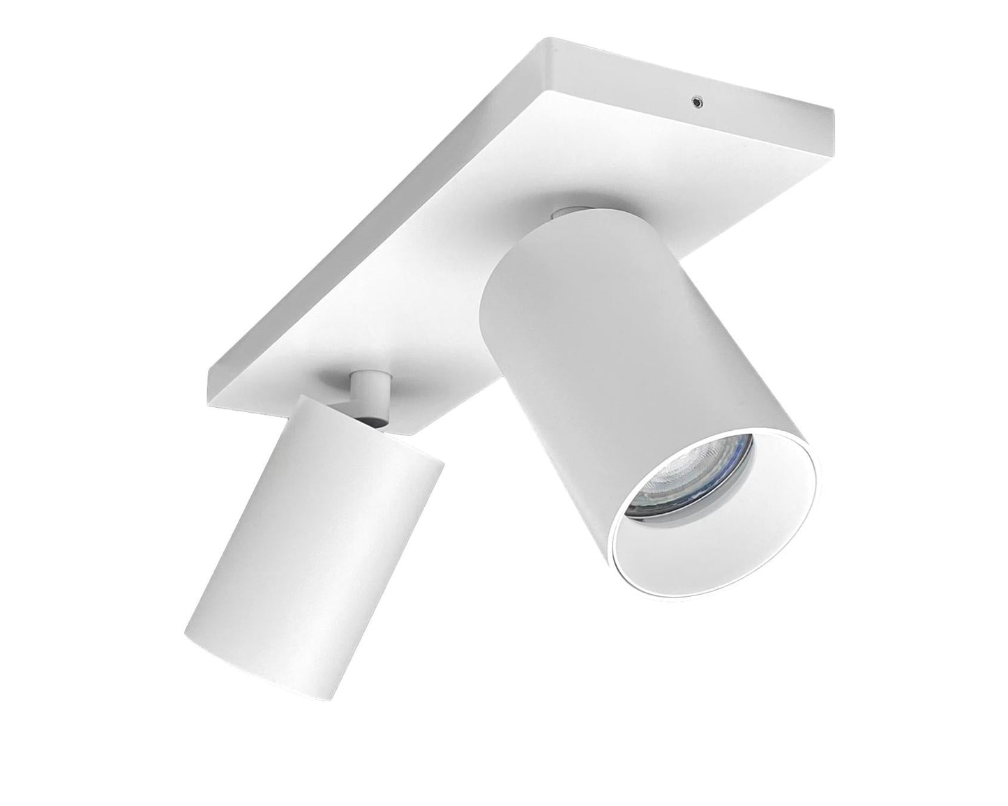 Opbouwspot HELIOS dubbel GU10 - wit