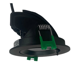LED recessed spotlight tiltable 9W – black