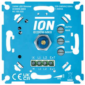 LED Dimmer Built-in | 0.3-200 Watt | ION INDUSTRIES