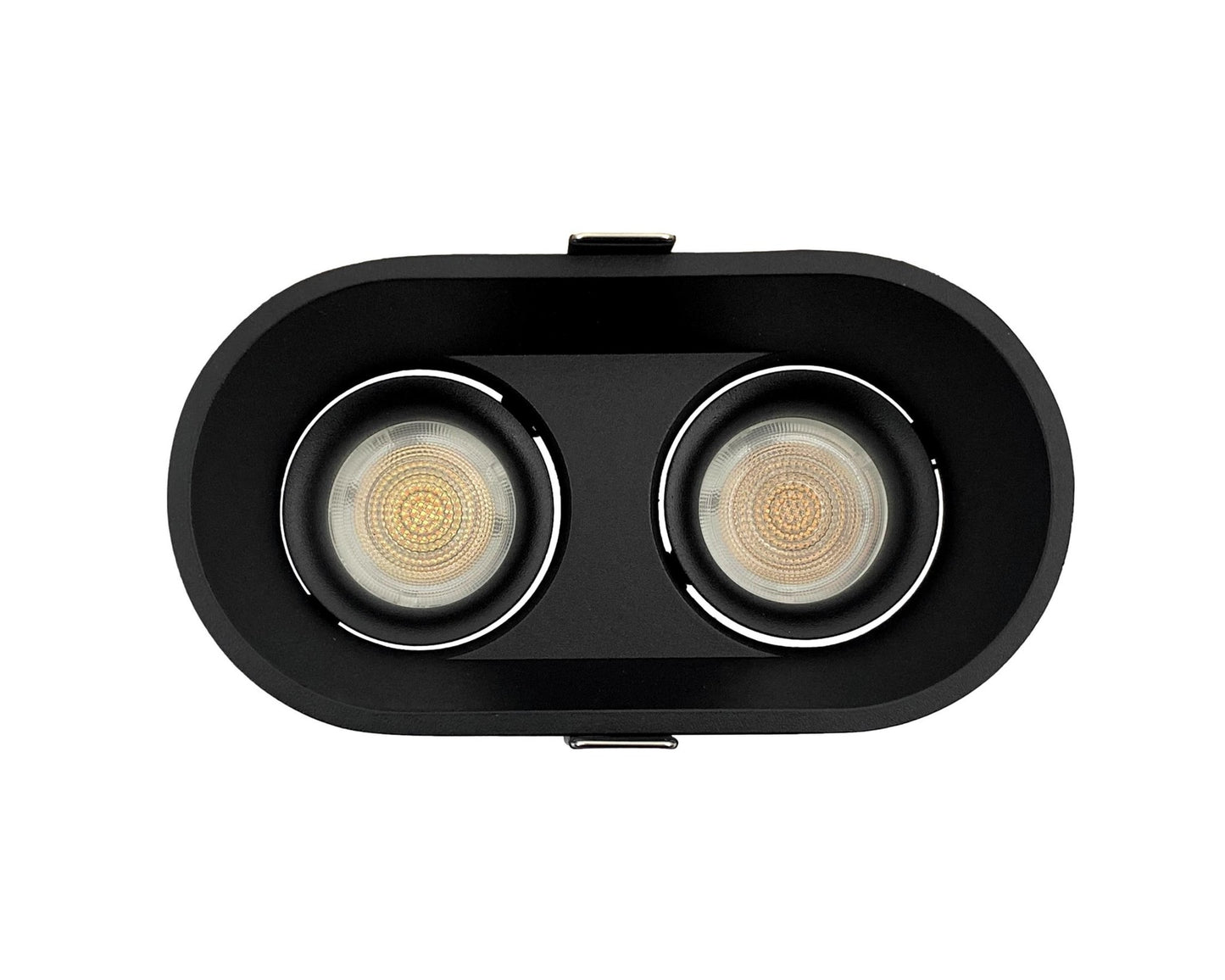 inbouwspot RONDO Dubbel GU10 zwart