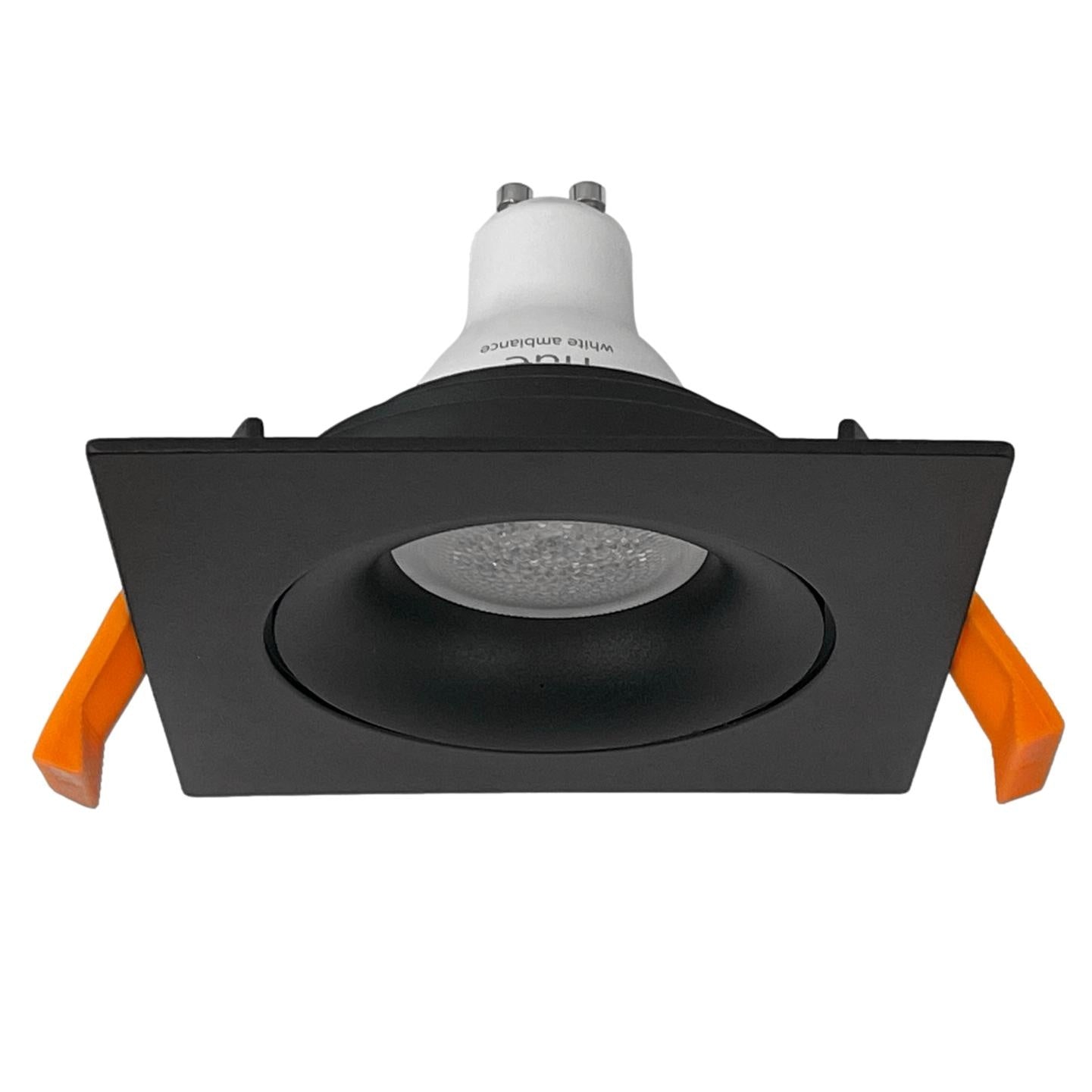 inbouwspot PRIME 90 vierkant GU10 zwart