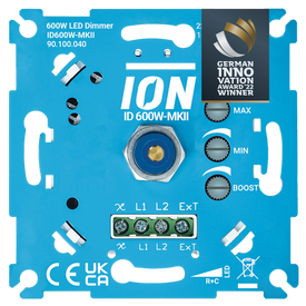 LED Dimmer Flush-mounted | 0.3-600 Watt | ION INDUSTRIES
