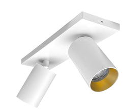 Surface-mounted spotlight HELIOS double GU10 - white
