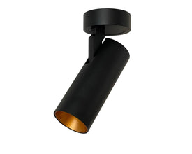 Surface-mounted spotlight SLIMM-50 black | gold