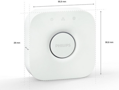 Afmetingen van de Philips Hue Bridge
