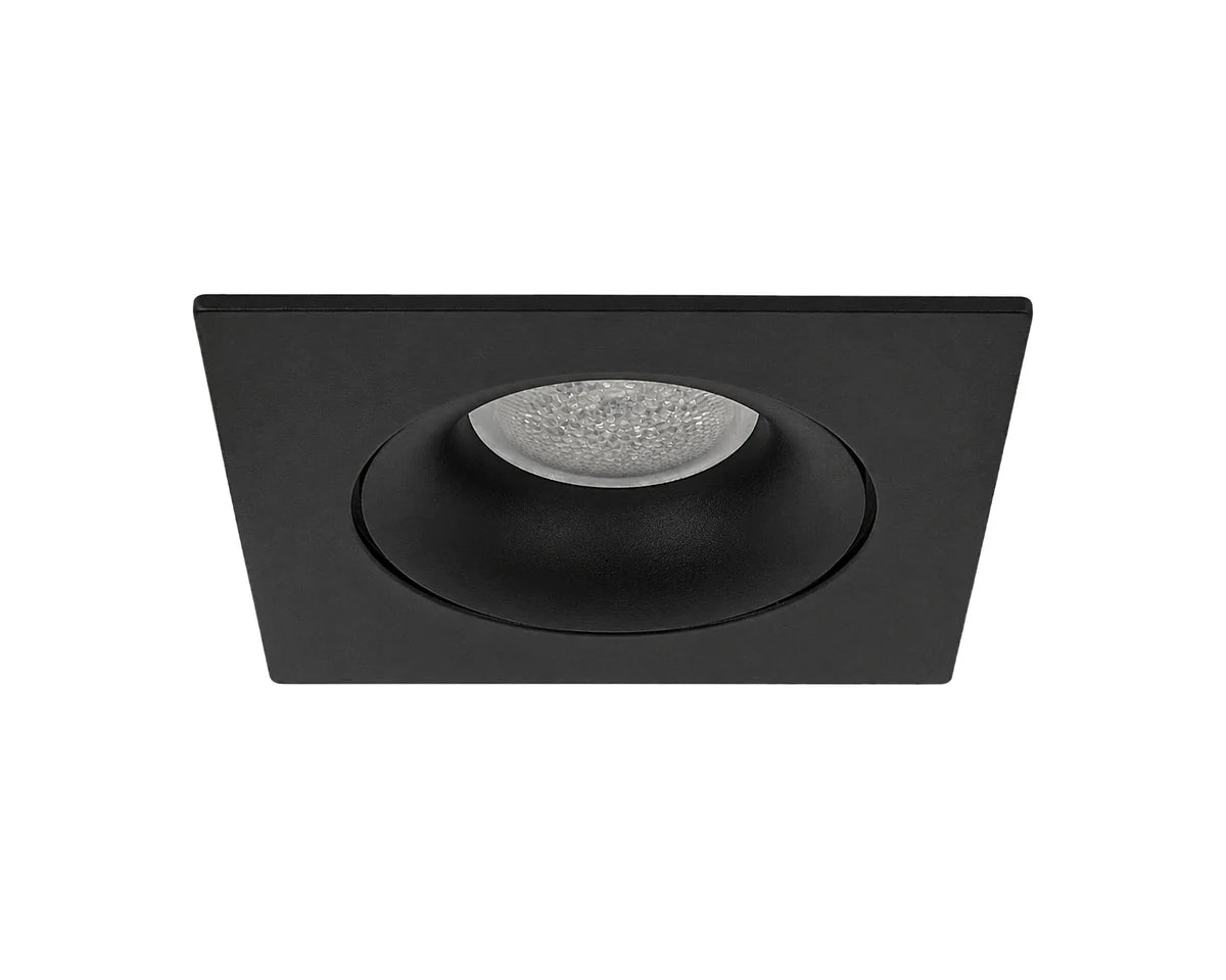 PRIME 90 vierkant GU10 inbouwspot zwart