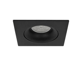 PRIME 90 vierkant GU10 inbouwspot zwart