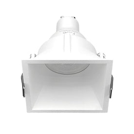 recessed spotlight SQUARE GU10 white